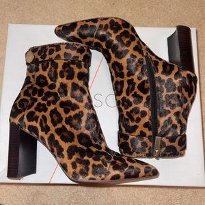 Sole Society So-Simeona Haircalf Leopard Booties